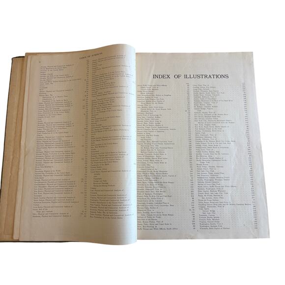 1917 The New Encyclopedic Atlas And Gazetteer Of The World P.F Collier & Son - Picture 6 of 11